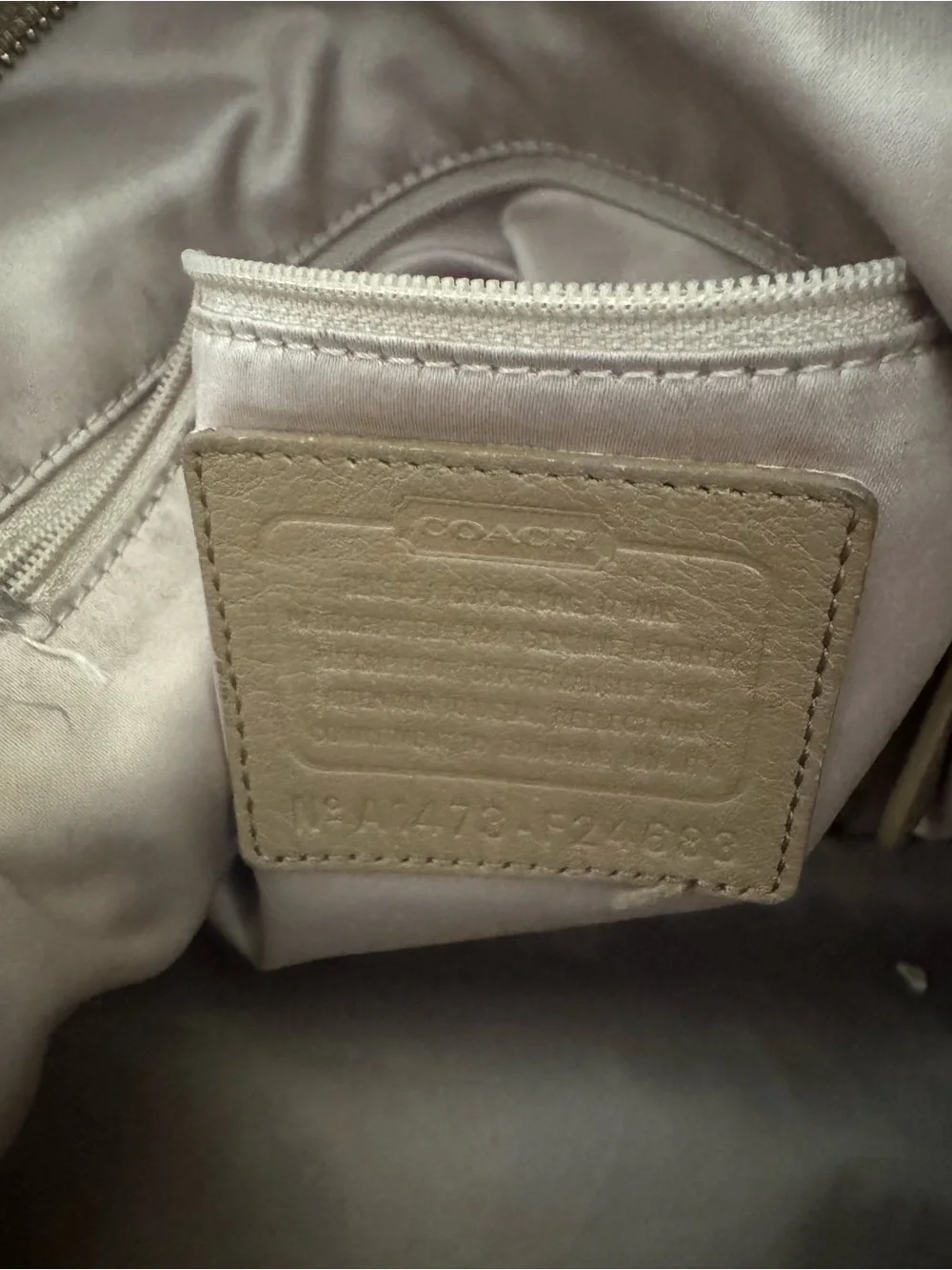 Coach Campbell Leather Tan Tote Bag